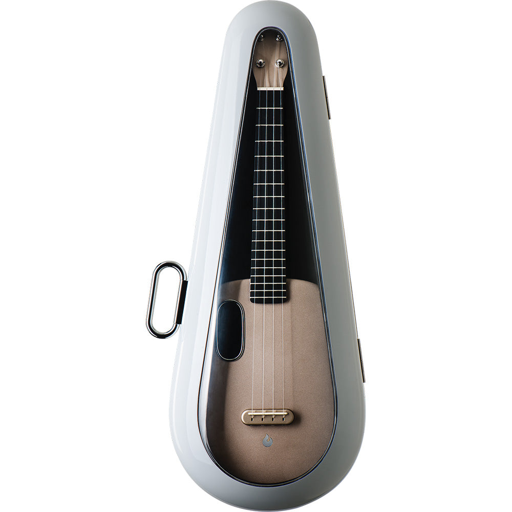 Lava Music LAVA U Gold 23" FreeBoost Acoustic-Electric Ukelele w/Space Case-ukulele-Lava Music-Hermes Music
